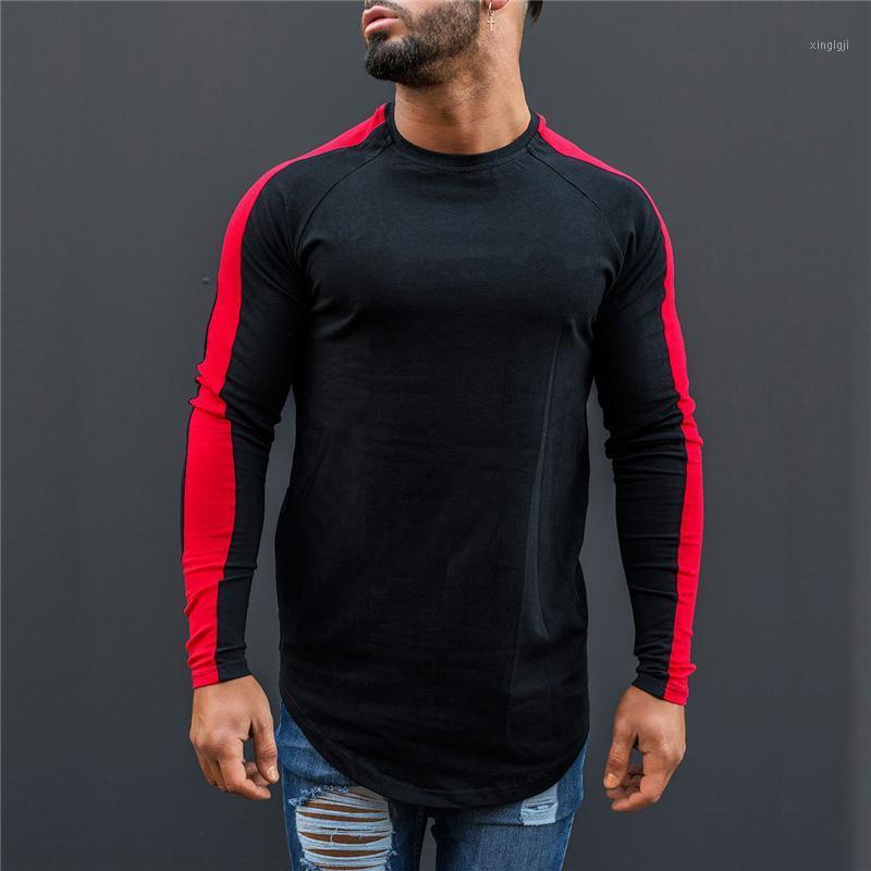 Gym T-Shirt Men Spring Autumn Long Sleeve O-Neck Fitness T Shirt For Men Brand Clothing Fashion Tshirt Patchwork Cotton Tee Tops1, Red
Gym T-Shirt Men Spring Autumn Long Sleeve O-Neck Fitness T Shirt For Men Brand Clothing Fashion Tshirt Patchwork Cotton Tee Tops1, Red
