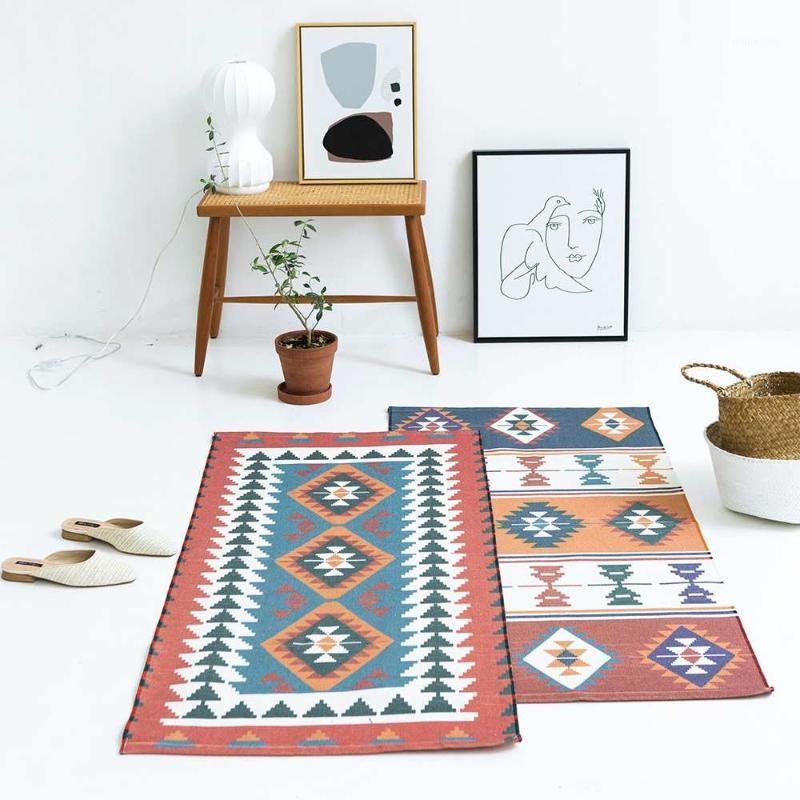 Retro Bohemian Carpet Hand Woven Cotton Linen Carpet Bedside Rug Geometric Printing Floor Mat Living Room Bedroom Rug Home Decor1, 01
Retro Bohemian Carpet Hand Woven Cotton Linen Carpet Bedside Rug Geometric Printing Floor Mat Living Room Bedroom Rug Home Decor1, 01