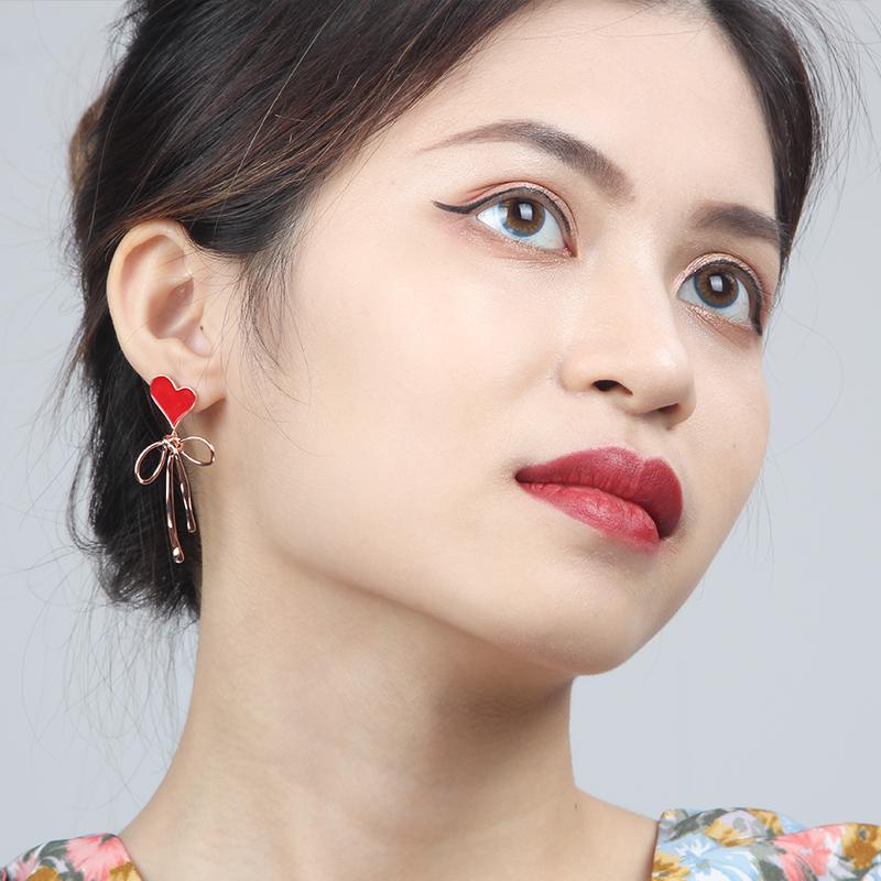925 Sterling Silver Long Line Bow Drop Earrings For Women Girl Lovely Romantic Red Heart Bowknot Tassel Dangle Ear Jewelry Gifts
925 Sterling Silver Long Line Bow Drop Earrings For Women Girl Lovely Romantic Red Heart Bowknot Tassel Dangle Ear Jewelry Gifts
