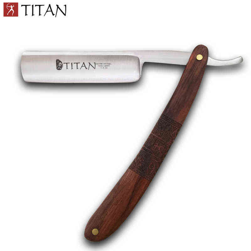 Titan shaving razor sharp already straight razor for men 220112