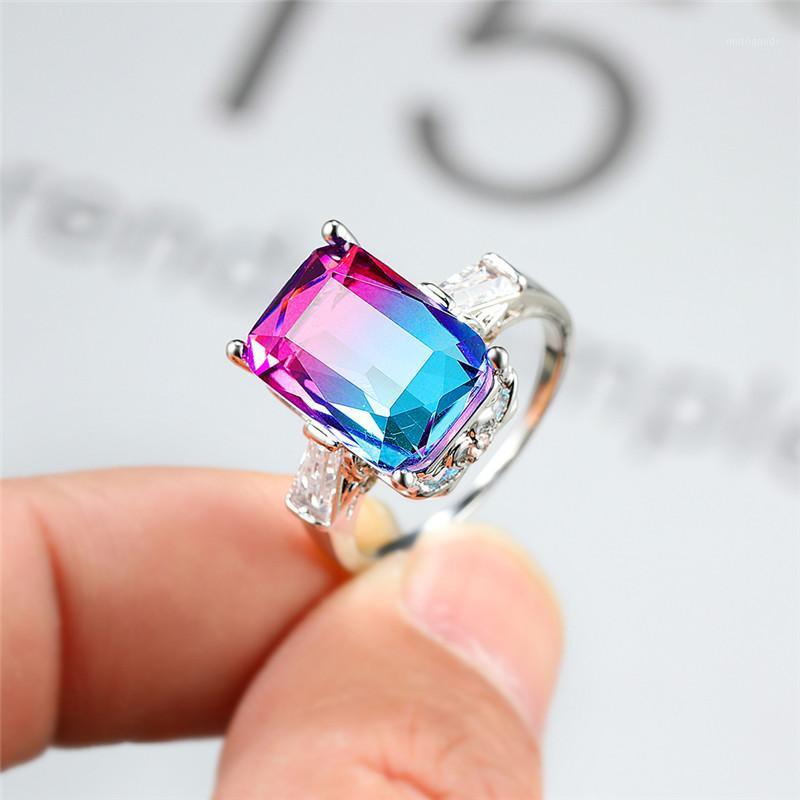 Luxury Female Crystal Blue Purple Ring Charm Silver Color Wedding Rings For Women Simple Square Thin Engagement Ring1
Luxury Female Crystal Blue Purple Ring Charm Silver Color Wedding Rings For Women Simple Square Thin Engagement Ring1