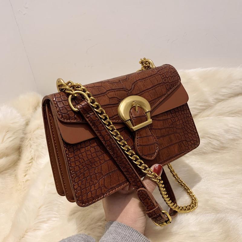 Crocodile Print Chain Crossbody Bags For Women 2021 Autumn Brand Designer Shoulder Messenger Bag Female Quality Handbags Purse, Black
Crocodile Print Chain Crossbody Bags For Women 2021 Autumn Brand Designer Shoulder Messenger Bag Female Quality Handbags Purse, Black