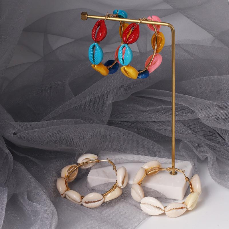 Hoop & Huggie Vintage Multicolor Shell Earring For Women Boho Big Circle Statement Earrings Fashion Jewelry Girl Loop Brincos 2021
Hoop & Huggie Vintage Multicolor Shell Earring For Women Boho Big Circle Statement Earrings Fashion Jewelry Girl Loop Brincos 2021