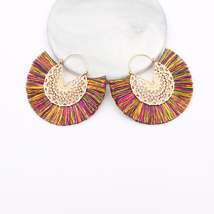 New Fashion Earrings Hollow High Quality Alloy Wire Fan Fringe Women's Earrings Social Party Fashion Accessories
New Fashion Earrings Hollow High Quality Alloy Wire Fan Fringe Women's Earrings Social Party Fashion Accessories
