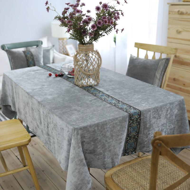 Nordic Embroidery Tablecloth Dining Table Coffee Table Solid Cover Rectangular Cloths Szary Aksamit Tkaniny Obrusy1, Gray
Nordic Embroidery Tablecloth Dining Table Coffee Table Solid Cover Rectangular Cloths Szary Aksamit Tkaniny Obrusy1, Gray