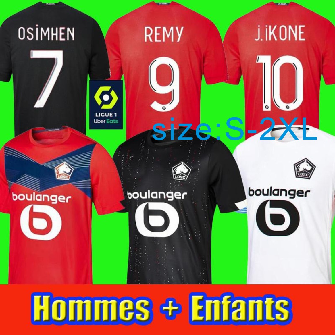 2021 OSC men and kids Soccer Jerseys fance Sanches Yilmaz BAMBA J.DAVID J.IKONE 20 21 Football jersey, Black;yellow
2021 OSC men and kids Soccer Jerseys fance Sanches Yilmaz BAMBA J.DAVID J.IKONE 20 21 Football jersey, Black;yellow