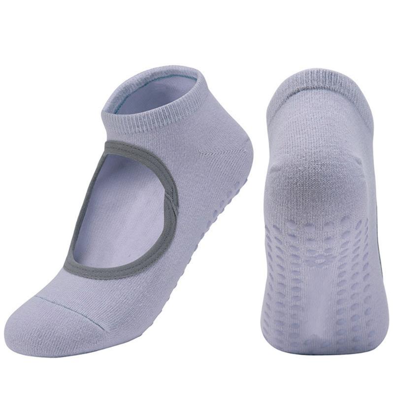 2 pairs Women Yoga Socks Anti-Slip Breathable Fitness Sport Cotton Ballet Backless Sock ZJ55, Beige
2 pairs Women Yoga Socks Anti-Slip Breathable Fitness Sport Cotton Ballet Backless Sock ZJ55, Beige