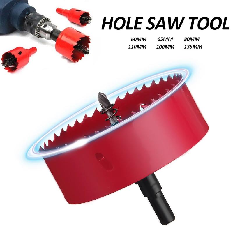 M42 Metal Opener Hole Saw Cutter Holesaw Cut Arbor Pipe Drill Bit Wood Plastic w/Rod For Wood Drilling 60/65/80/100/110/135mm
M42 Metal Opener Hole Saw Cutter Holesaw Cut Arbor Pipe Drill Bit Wood Plastic w/Rod For Wood Drilling 60/65/80/100/110/135mm