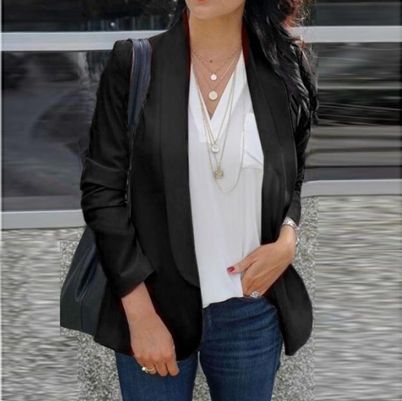 women blazer Cardigan Coat Long Sleeve women blazers and jackets Ruched Asymmetrical Casual Business Suit Outwear 2020 jacket, Black
women blazer Cardigan Coat Long Sleeve women blazers and jackets Ruched Asymmetrical Casual Business Suit Outwear 2020 jacket, Black