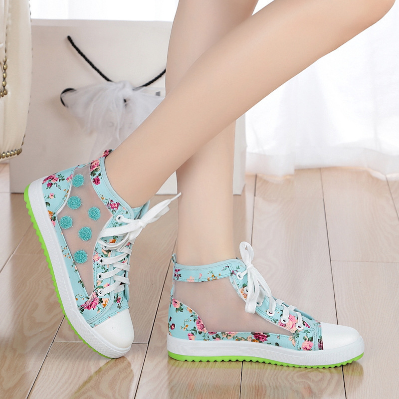 Spring Parent-child Lace Edge Canvas Wild Skate Summer Cool Casual Shoes Kids Girls 201113