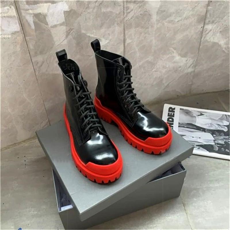 Thick-soled Ankle Boots Versatile Fashion And Comfortable Boots New Lace-up Locomotive Mid-tube Women's Shoes, As show
Thick-soled Ankle Boots Versatile Fashion And Comfortable Boots New Lace-up Locomotive Mid-tube Women's Shoes, As show