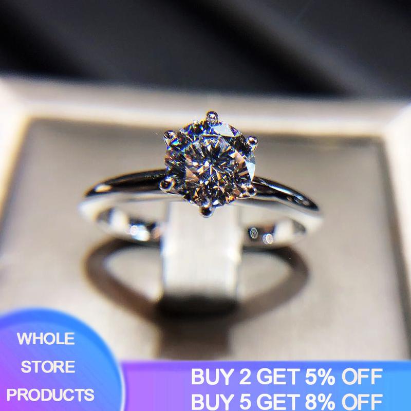 18K White Gold 2.0 s Zirconia Diamond Rings for Women Luxury Engagement Wedding Bizuteria Anillos Gemstone Silver 925 Ring
18K White Gold 2.0 s Zirconia Diamond Rings for Women Luxury Engagement Wedding Bizuteria Anillos Gemstone Silver 925 Ring