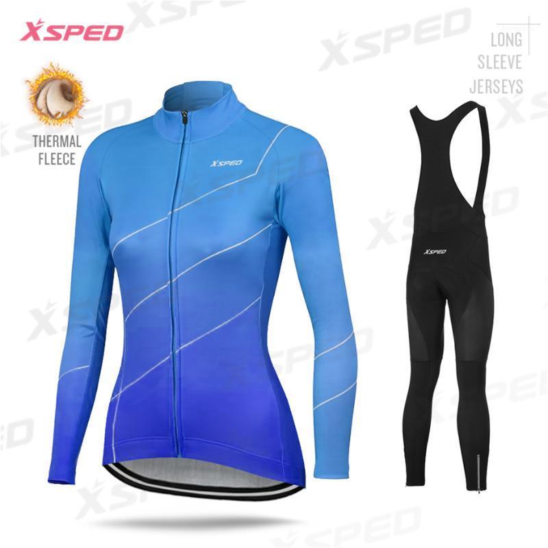 Lady Long Sleeve Riding Jersey Set Women Cycling Clothing Winter Thermal Fleece Bike Jacket Kit Bicycle Sportswear Ropa Ciclismo1, Normal cycling set
Lady Long Sleeve Riding Jersey Set Women Cycling Clothing Winter Thermal Fleece Bike Jacket Kit Bicycle Sportswear Ropa Ciclismo1, Normal cycling set