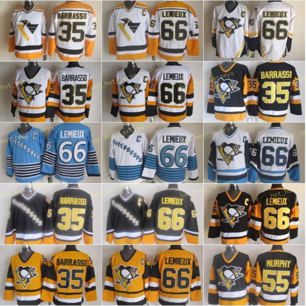 1992 Pittsburgh Vintage #35 Tom Barrasso Hockey Jerseys 55 Larry Murphy 66 Mario Lemieux Cheap Black Yellow Mens Stitched, Black;red
1992 Pittsburgh Vintage #35 Tom Barrasso Hockey Jerseys 55 Larry Murphy 66 Mario Lemieux Cheap Black Yellow Mens Stitched, Black;red