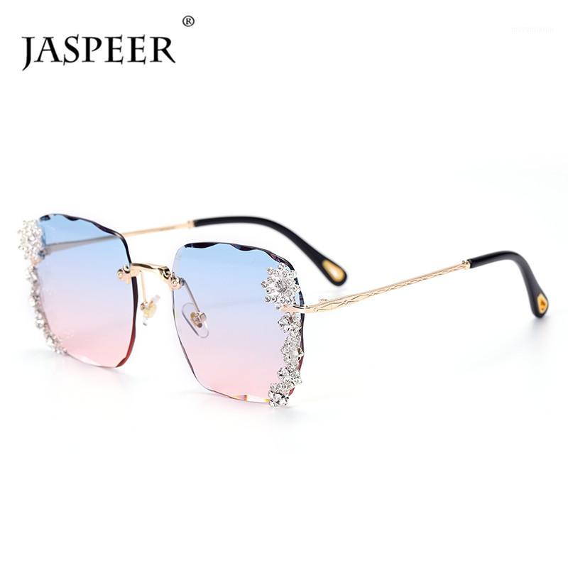 JASPEER Vintage Oversized Rimless Sunglasses Women Luxury Diamond Sun Glass Square Gradient Rhinestone Fashion Eyewear UV4001
JASPEER Vintage Oversized Rimless Sunglasses Women Luxury Diamond Sun Glass Square Gradient Rhinestone Fashion Eyewear UV4001