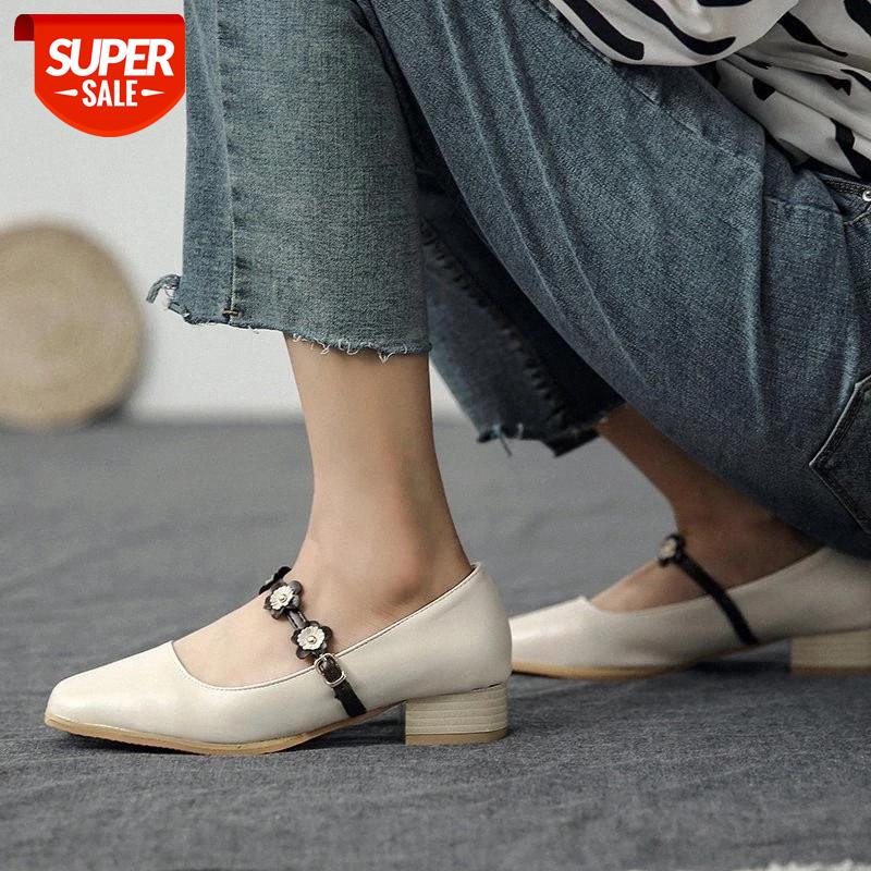 2020 Spring And Autumn New Fashion Square Head Shoes Women Casual Word With Heel Shoes Square Heel Flower Buckle Strap #WK1h, Beige
2020 Spring And Autumn New Fashion Square Head Shoes Women Casual Word With Heel Shoes Square Heel Flower Buckle Strap #WK1h, Beige
