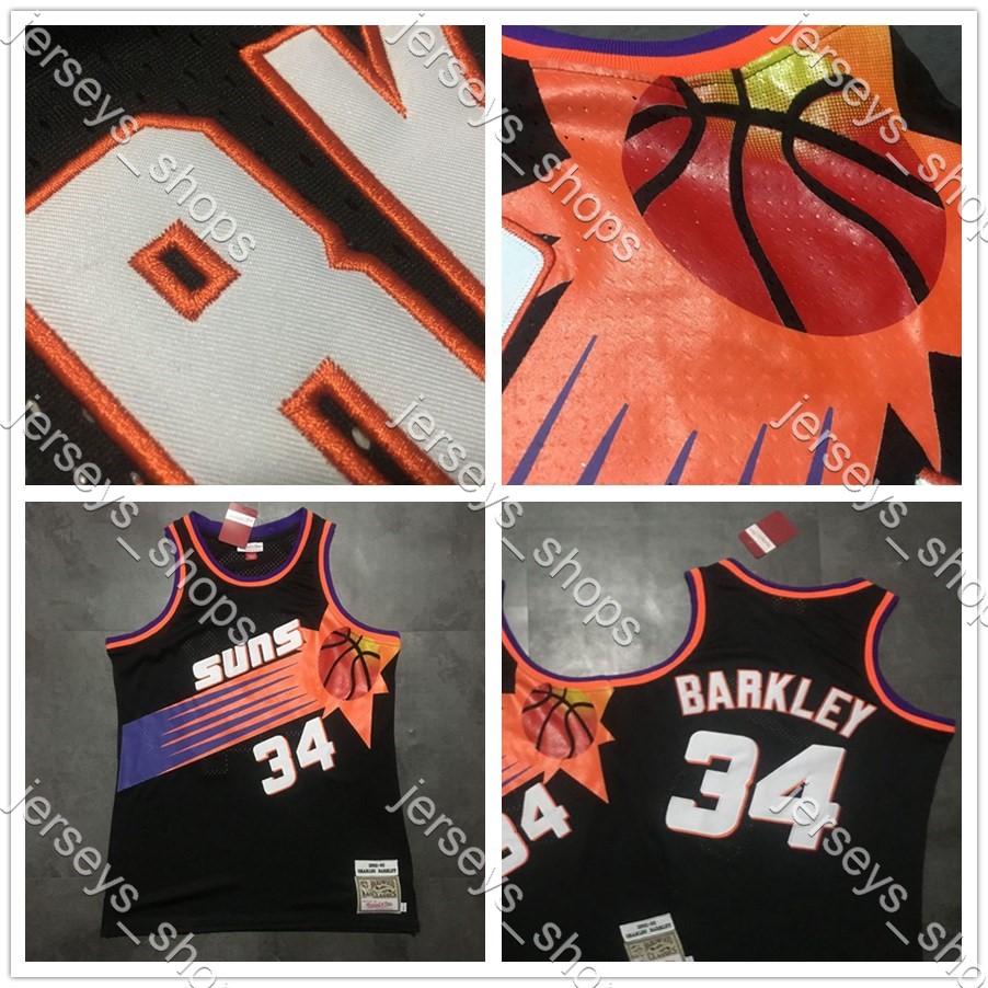 Mens Retro Phoenix Suns Jerseys Black Charles Barkley 34 Mitchell & Ness 1992/93 Stitched Hardwoods Classics Swingman Jerseys, Black;red
Mens Retro Phoenix Suns Jerseys Black Charles Barkley 34 Mitchell & Ness 1992/93 Stitched Hardwoods Classics Swingman Jerseys, Black;red