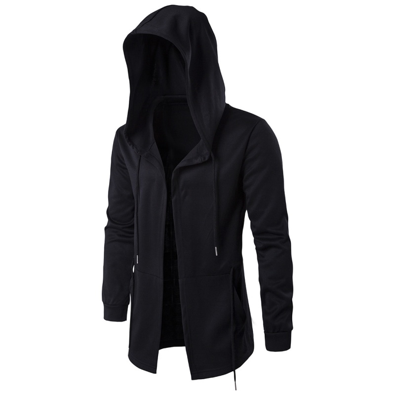 Fashion Men Hooded Sweatshirts Hip Hop Mantle Hoodies Jacket Long Sleeve Cloak Male Coat Outwear, Black
Fashion Men Hooded Sweatshirts Hip Hop Mantle Hoodies Jacket Long Sleeve Cloak Male Coat Outwear, Black