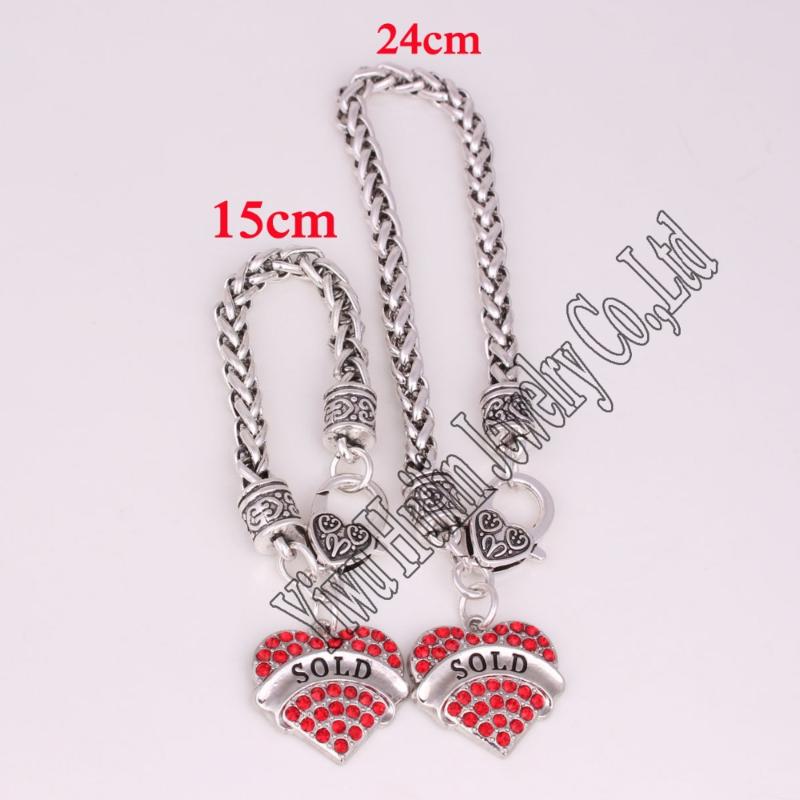 The parent-child suit rhodium plated zinc studded with sparkling crystals SOLD charm bracelet
The parent-child suit rhodium plated zinc studded with sparkling crystals SOLD charm bracelet