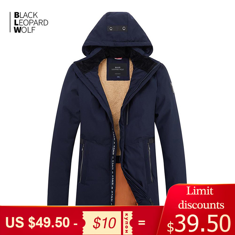 Blackleopardwolf new arrival winter jacket men thick cotton high quality classic style top balck color down jacket men B992 201026