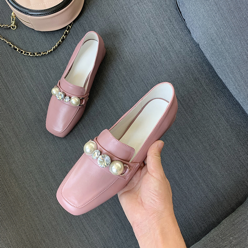 2021 Female Pumps Genuine 22-25 in Soft Fashion Lambskin Pearl Breathing Current and Comfortable Women's Shoes XR0B, Pink.
2021 Female Pumps Genuine 22-25 in Soft Fashion Lambskin Pearl Breathing Current and Comfortable Women's Shoes XR0B, Pink.