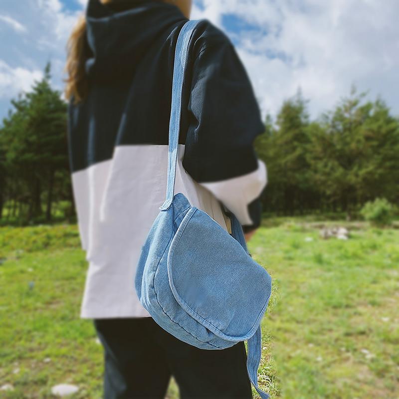 Denim Bag Literature And Art Small Fresh Chic Soft Girl Messenger Bag Female One Shoulder Crossbody Bags For Women Soft handle, Light blue
Denim Bag Literature And Art Small Fresh Chic Soft Girl Messenger Bag Female One Shoulder Crossbody Bags For Women Soft handle, Light blue