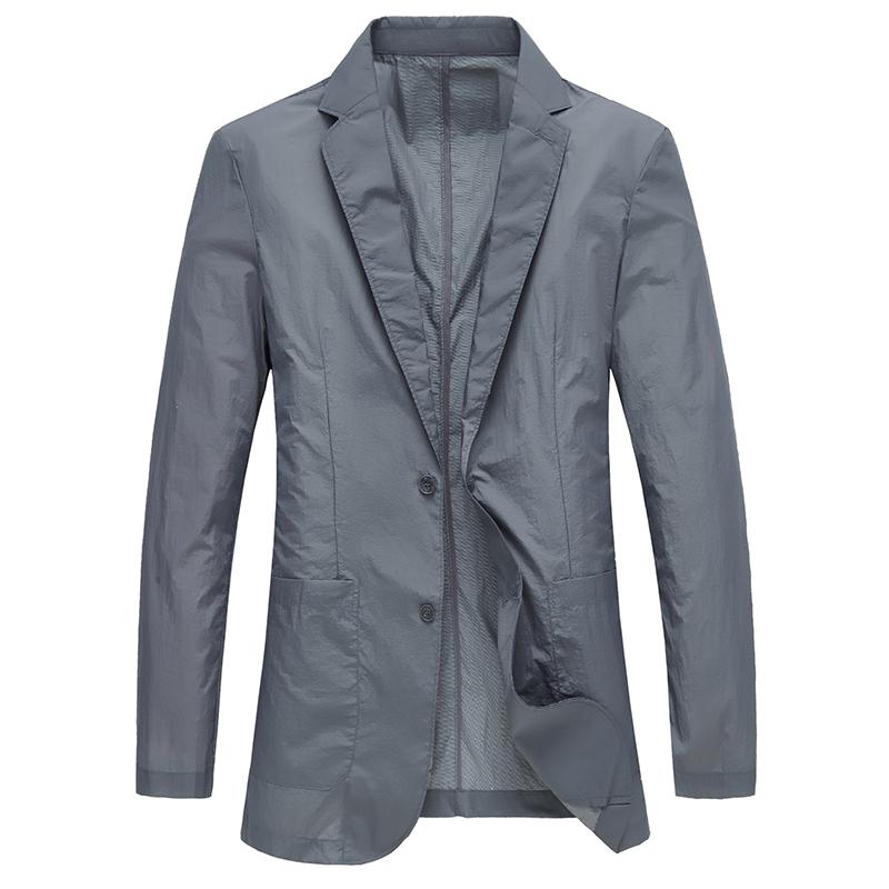 Men Casual Blazers Light Fast Dry Single Layer Spring Summer Breathable Suit Jacket Ultrathin Sunscreen Outdoor Daily Life Work, Gray-jacket 1
Men Casual Blazers Light Fast Dry Single Layer Spring Summer Breathable Suit Jacket Ultrathin Sunscreen Outdoor Daily Life Work, Gray-jacket 1