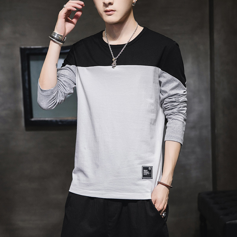 2021 Men's T-shirts Summer Fashion Long Sleeve t Shirt Casual O-neck Men Tshirt Brand Cotton Funny Homme Tops Tees Arrival 1mqr, Black white
2021 Men's T-shirts Summer Fashion Long Sleeve t Shirt Casual O-neck Men Tshirt Brand Cotton Funny Homme Tops Tees Arrival 1mqr, Black white