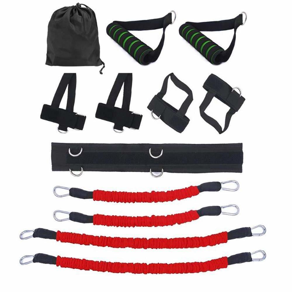 New Sports Fitness Bounce Trainer Leg Resistance Band Set Boxing Exercise Belt for Strength Training Workout Bouncing Bands 201124