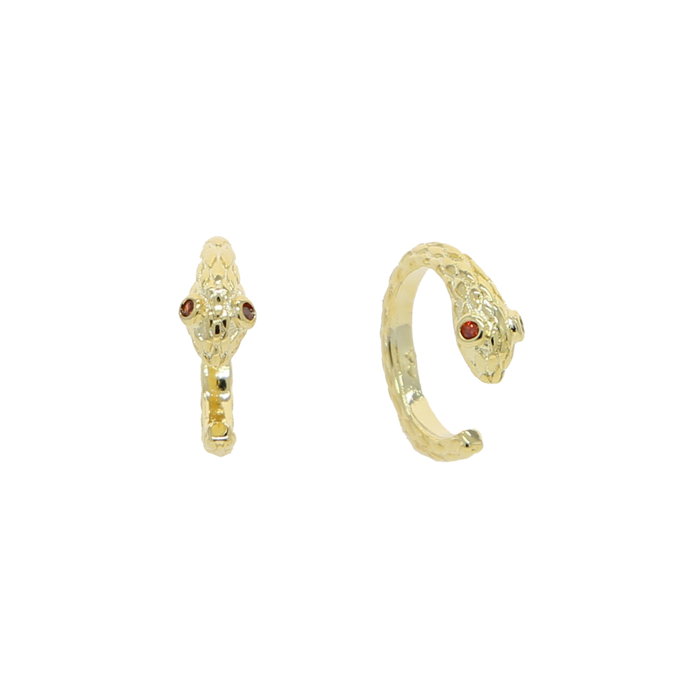 2021 Gold Color Micro Pave Red CZ Eye Cute Lovely Animal Design European Women No Piercing Snake Clip On Earring
2021 Gold Color Micro Pave Red CZ Eye Cute Lovely Animal Design European Women No Piercing Snake Clip On Earring