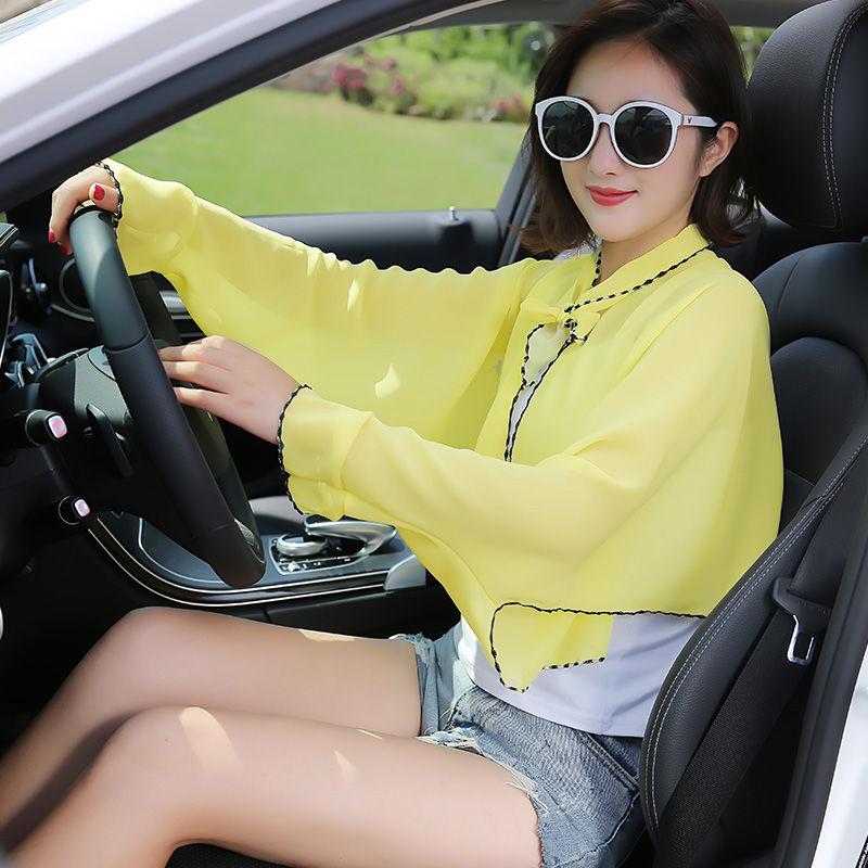 Driving Sunscreen Shawl Women's Long-Sleeved All-match Chiffon Sun-Proof Clothing Women's Summer Thin Electric Car Sunscreen
Driving Sunscreen Shawl Women's Long-Sleeved All-match Chiffon Sun-Proof Clothing Women's Summer Thin Electric Car Sunscreen