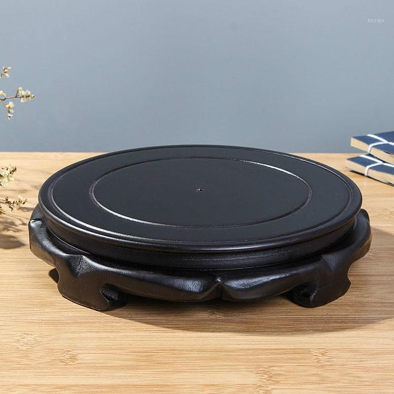 10-32cm Diameter Matte Black Wooden Base Non Rotating Base Stone Pot Flower Vase Aquarium Wine Rack1
10-32cm Diameter Matte Black Wooden Base Non Rotating Base Stone Pot Flower Vase Aquarium Wine Rack1