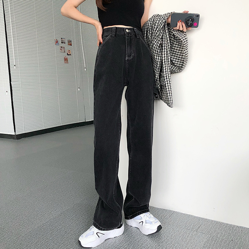 2021 Skinny Tall-waisted Brim Back the Women Fall and Winter New Loose Scrubbing Pants R0TM, Black
2021 Skinny Tall-waisted Brim Back the Women Fall and Winter New Loose Scrubbing Pants R0TM, Black