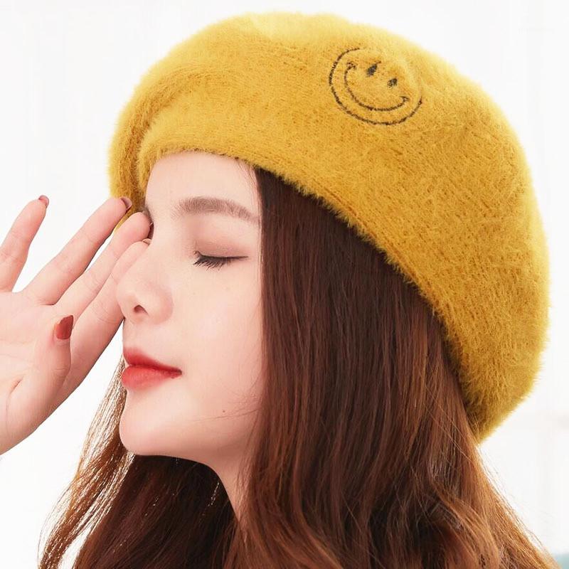 Guodong001 Winter women casual wool beret cap Soft comfortable woolen beret caps Female Thick warm French artist hats1, Pink
Guodong001 Winter women casual wool beret cap Soft comfortable woolen beret caps Female Thick warm French artist hats1, Pink