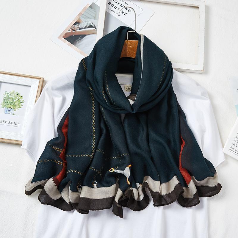 Chain Autumn and Winter New Scarf Women's Warm Scarf Long Travel Gauze Beach Towel Spring and Summer Sunscreen Shawl1
Chain Autumn and Winter New Scarf Women's Warm Scarf Long Travel Gauze Beach Towel Spring and Summer Sunscreen Shawl1