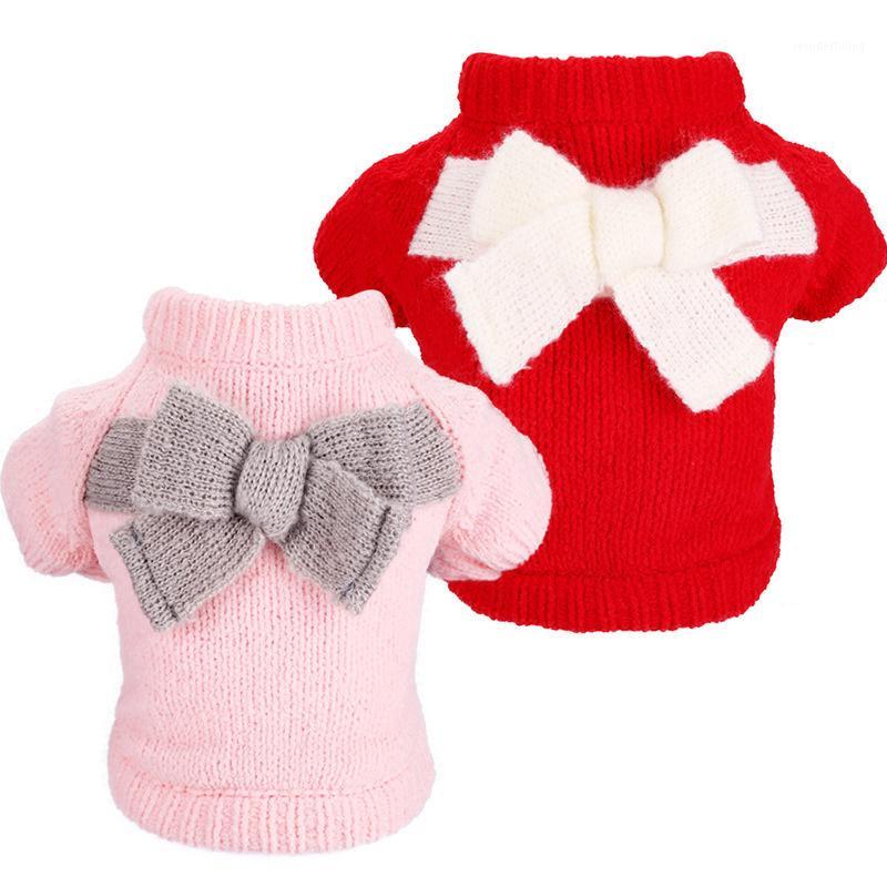 Autumn Winter Warm Cute Dog Pet Clothes Puppy Solid Color Bow-Knot Sweater Puppy Cute Sweater For Small Dogs Pet Clothing Coat1, Red
Autumn Winter Warm Cute Dog Pet Clothes Puppy Solid Color Bow-Knot Sweater Puppy Cute Sweater For Small Dogs Pet Clothing Coat1, Red
