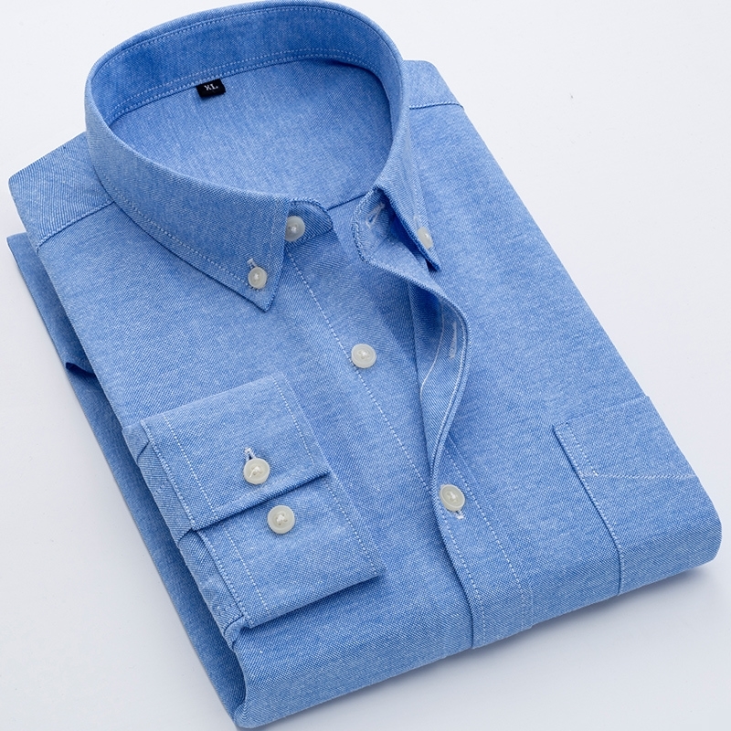 New Arrival Men Shirt Men Long Sleeved Oxford Man Shirt Spring Causal Dress Fashion Male Slim Fit Brand Clothing DS373 201120, L008blue
New Arrival Men Shirt Men Long Sleeved Oxford Man Shirt Spring Causal Dress Fashion Male Slim Fit Brand Clothing DS373 201120, L008blue