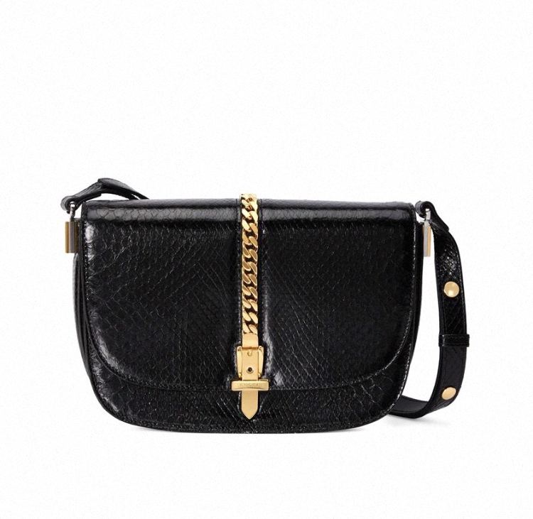 Sylvie Black 2022 New 1969 Saddle python pattern Bag Metal golden Chain Buckle Textured Leather One Shoulder Messenger Bag double g wallet 0690#
Sylvie Black 2022 New 1969 Saddle python pattern Bag Metal golden Chain Buckle Textured Leather One Shoulder Messenger Bag double g wallet 0690#