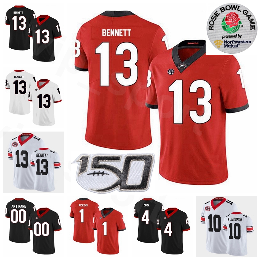 NCAA Football Georgia Bulldogs College 4 James Cook Jersey 13 Stetson Bennett 3 Zamir White 1 George Pickens 10 Kearis Jackson Custom Name, Black
NCAA Football Georgia Bulldogs College 4 James Cook Jersey 13 Stetson Bennett 3 Zamir White 1 George Pickens 10 Kearis Jackson Custom Name, Black