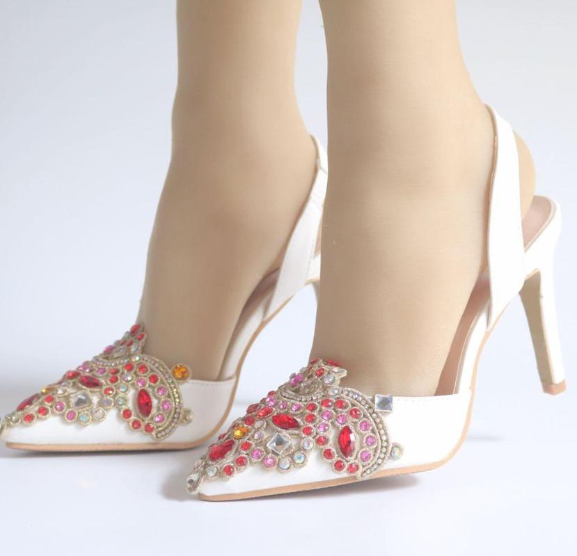 BaoYaFang White Party Shoes Autumn Women Pumps High Heels Elegant Heeled Sexy Pointed Toe Slingbacks Fashion Wedding Dress Shoes1, 10cm shoe
BaoYaFang White Party Shoes Autumn Women Pumps High Heels Elegant Heeled Sexy Pointed Toe Slingbacks Fashion Wedding Dress Shoes1, 10cm shoe
