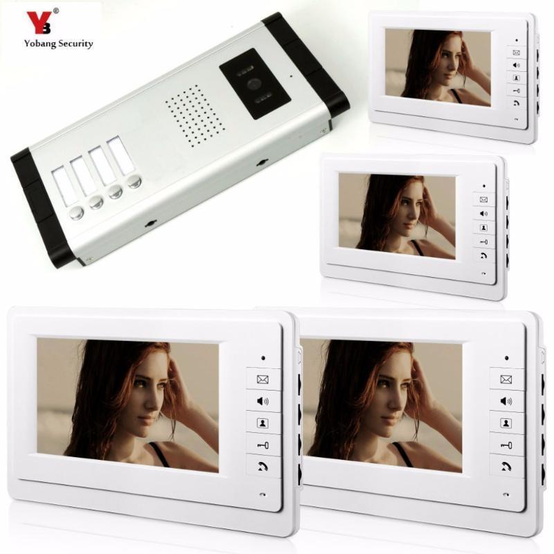 4/3/2 Units Apartment Video Intercom 7 Inch Color LCD Video Door Phone Doorbell Intercom IR Camera Monitor System1
4/3/2 Units Apartment Video Intercom 7 Inch Color LCD Video Door Phone Doorbell Intercom IR Camera Monitor System1