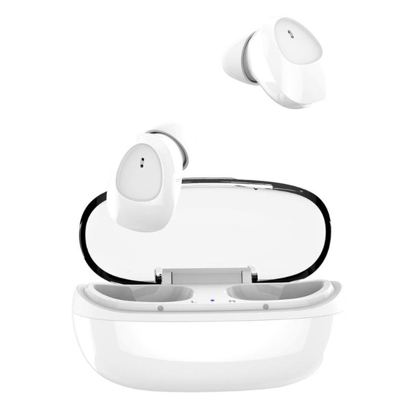 TWS Bluetooth 5.0 Earphones, 2500mAh Charging Box, 9D Wireless Earbuds, Water Resistant Stereo Sports with Mic, White
TWS Bluetooth 5.0 Earphones, 2500mAh Charging Box, 9D Wireless Earbuds, Water Resistant Stereo Sports with Mic, White