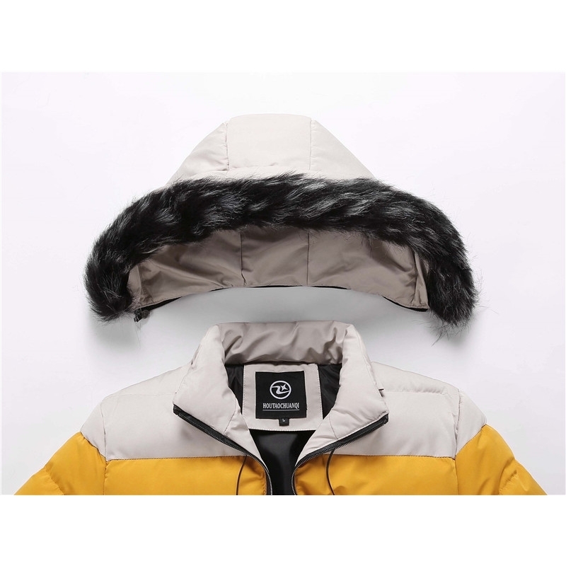 Men Parkas Winter New Casual Warm Thick Waterproof Jacket Coat Men New Autumn Outwear Windproof Hat Parkas Jacket Men 5XL 201027