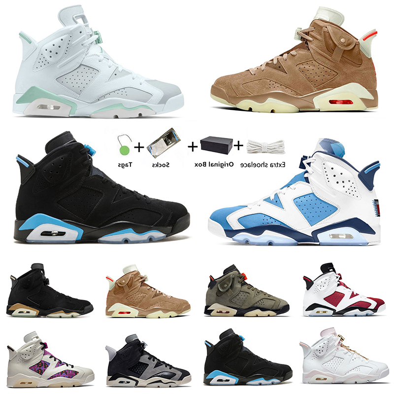 jorden 6 6s mens retro basketball shoes sneakers UNC Black TS Travis Black Cat bull Olive Tech Marron Electric DMP men outdoor trainers sports shoe With box 40-47, Item#6
jorden 6 6s mens retro basketball shoes sneakers UNC Black TS Travis Black Cat bull Olive Tech Marron Electric DMP men outdoor trainers sports shoe With box 40-47, Item#6