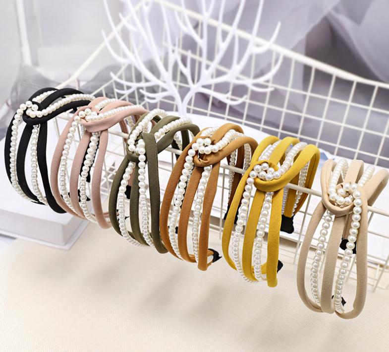 Fashion Hair Sticks Women Hair Accessories Headband Mix Pearls Cross Hairband For Big Girls Knot Headwear 6 Colors DB447
Fashion Hair Sticks Women Hair Accessories Headband Mix Pearls Cross Hairband For Big Girls Knot Headwear 6 Colors DB447