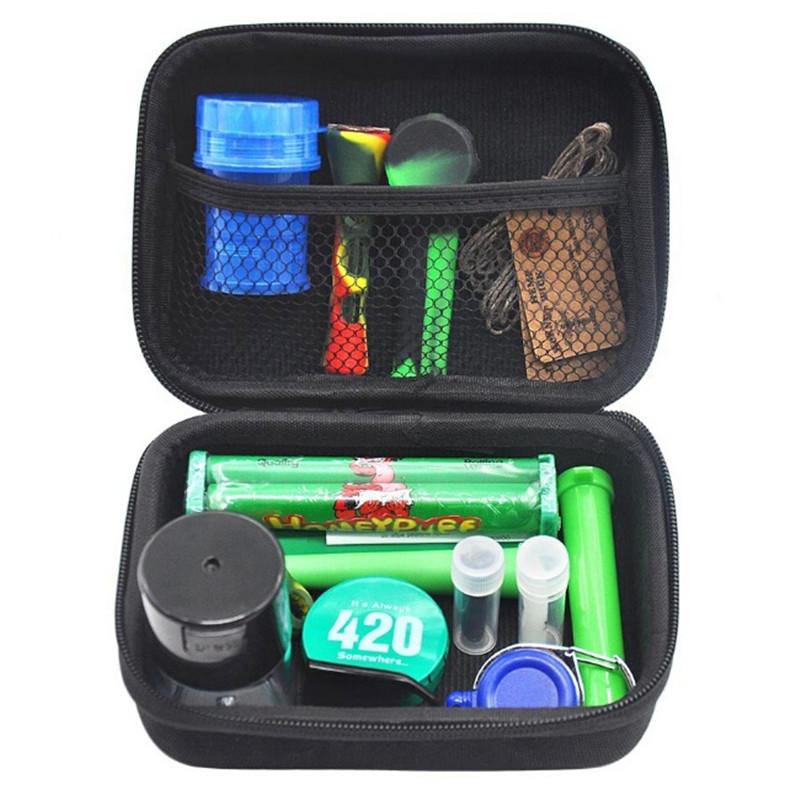Premium Tobacco Bag Set Plastic Smoking Herb Grinder Storage Jar Metal Tin Silicone Smoking Pipe One Hitter Dugout Rolling
Premium Tobacco Bag Set Plastic Smoking Herb Grinder Storage Jar Metal Tin Silicone Smoking Pipe One Hitter Dugout Rolling