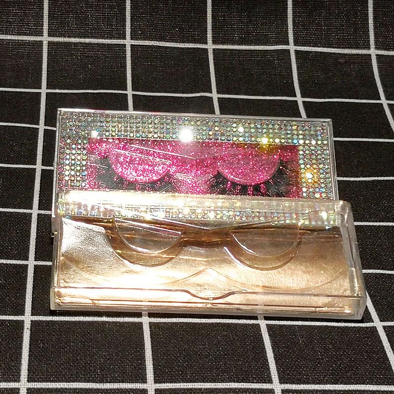 Wholesale Eyelash Packaging Box Lash Boxes Package Custom Plastic Gold Glitter 25mm Faux Cils Holder Makeup Storage Case Vendor
Wholesale Eyelash Packaging Box Lash Boxes Package Custom Plastic Gold Glitter 25mm Faux Cils Holder Makeup Storage Case Vendor