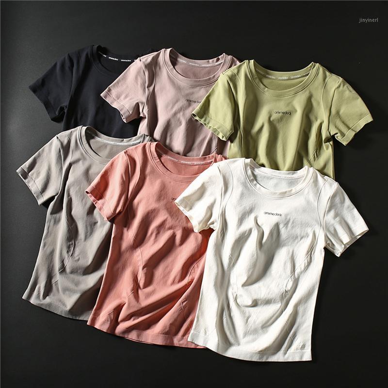Seamless Sport T Shirts Women Quick Dry Running Tops Tight Workout Gym Tees Female Short Sleeve Fitness Sports T-Shirts Jerseys1, Black
Seamless Sport T Shirts Women Quick Dry Running Tops Tight Workout Gym Tees Female Short Sleeve Fitness Sports T-Shirts Jerseys1, Black
