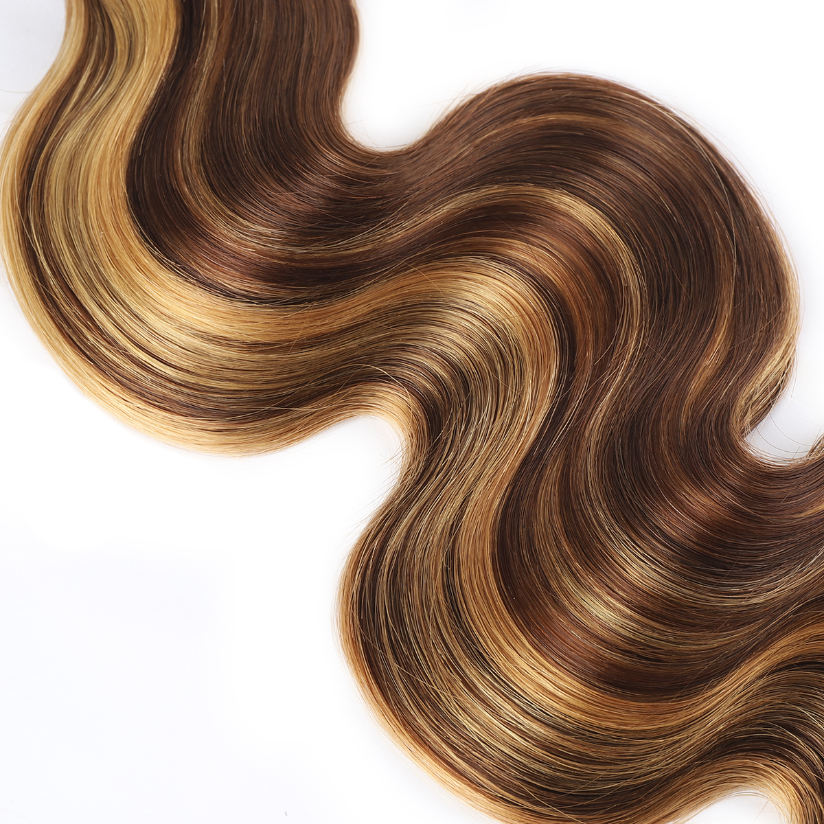 Ishow Wefts Straight Highlight 4/27 Ombre Color Brown Human Hair Bundles 8-28inch Brazilian Body Wave Peruvian Virgn Hair Extensions for Women All Age