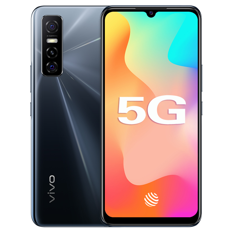 Original Vivo Y73s 5G Mobile Phone 8GB RAM 128GB 256GB ROM MTK 720 Octa Core 48.0MP AR OTG 4100mAh Android 6.44" AMOLED Full Screen Fingerprint I